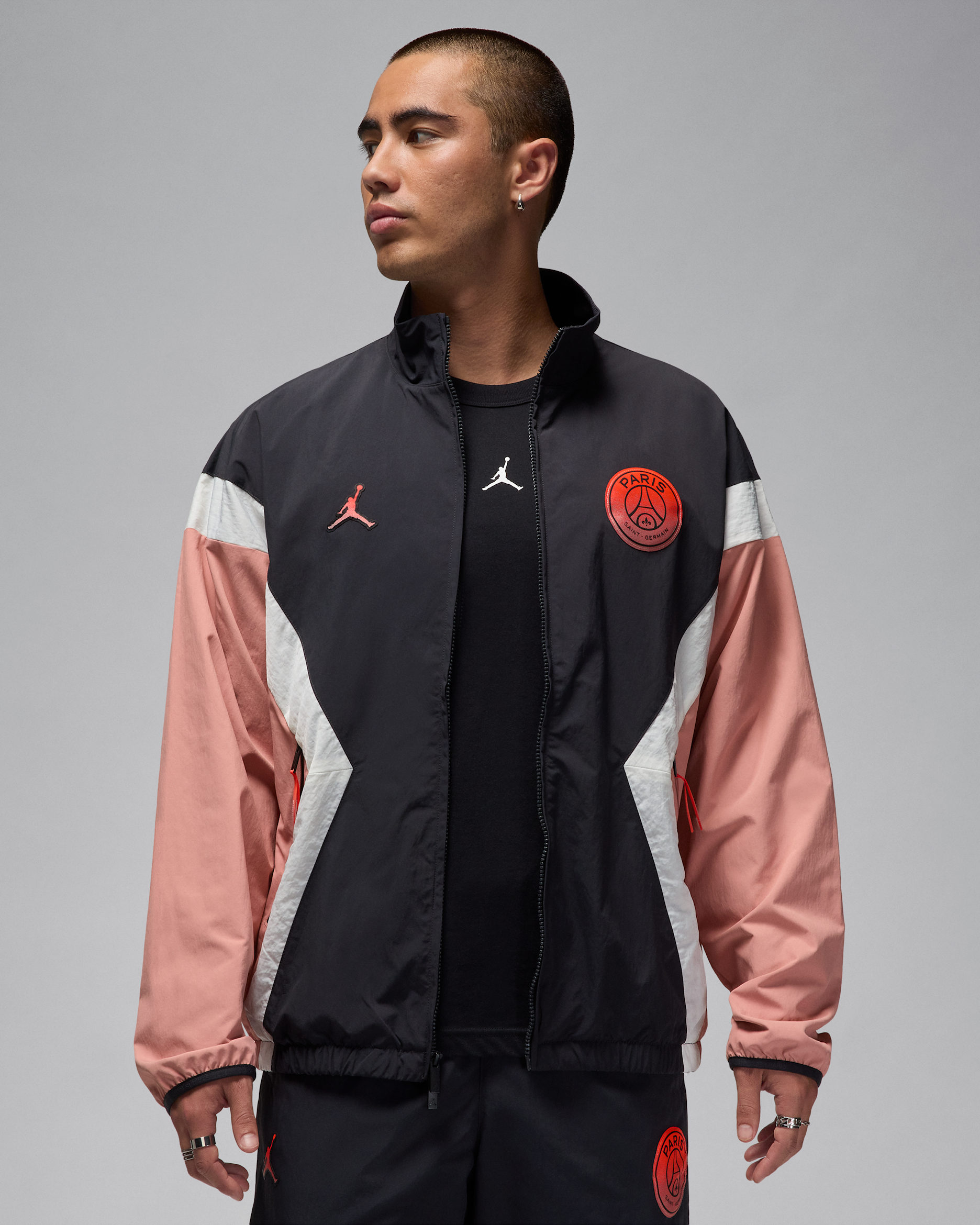 Paris Saint Psg Jacket Pink Paris Saint-Germain X Jordan Woven